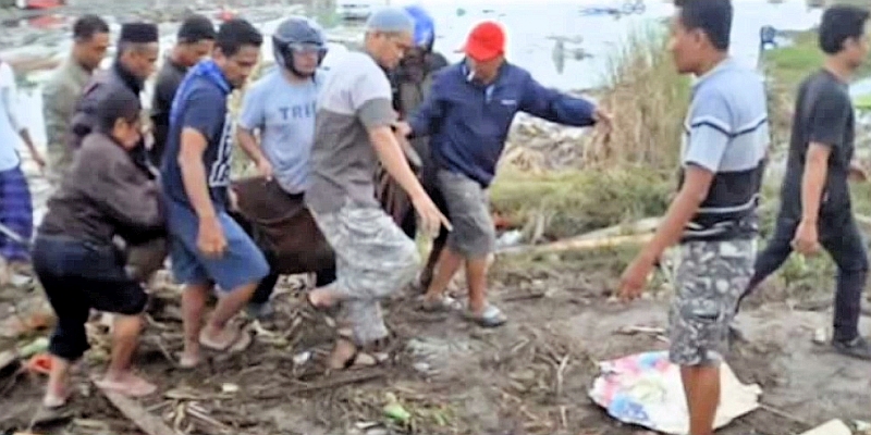 Tsunami Celebes Stadt Palu